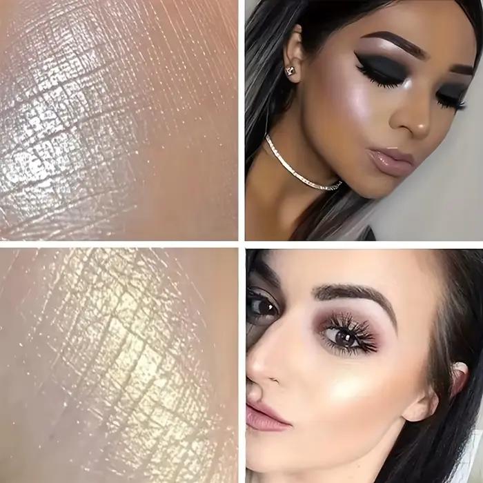 1 pièce/3 pièces/bâton de surbrillance et de Contour, bâton de surligneur correcteur de visage d'ombre latérale, bâton correcteur scintillant de perle de Tube doré