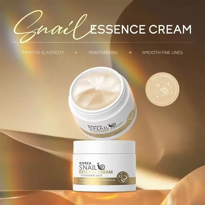 Crème pour le visage à base d'escargot