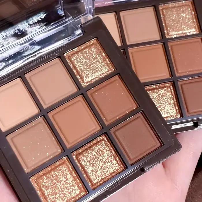 Palette de fards à paupières Mocha Chocolate 9 couleurs