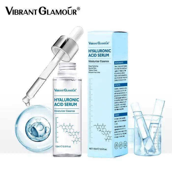 VIBRANT GLAMOUR Sérum pour le visage à l'acide hyaluronique Soins de la peau 10 pièces