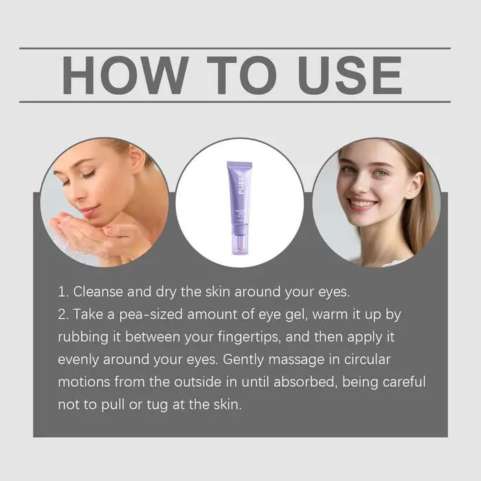 Crème Gel Contour des Yeux au Collagène Effet Lifting Instantané