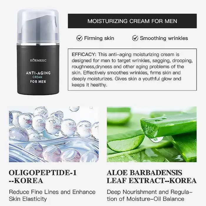 Crème pour le visage pour hommes 50g