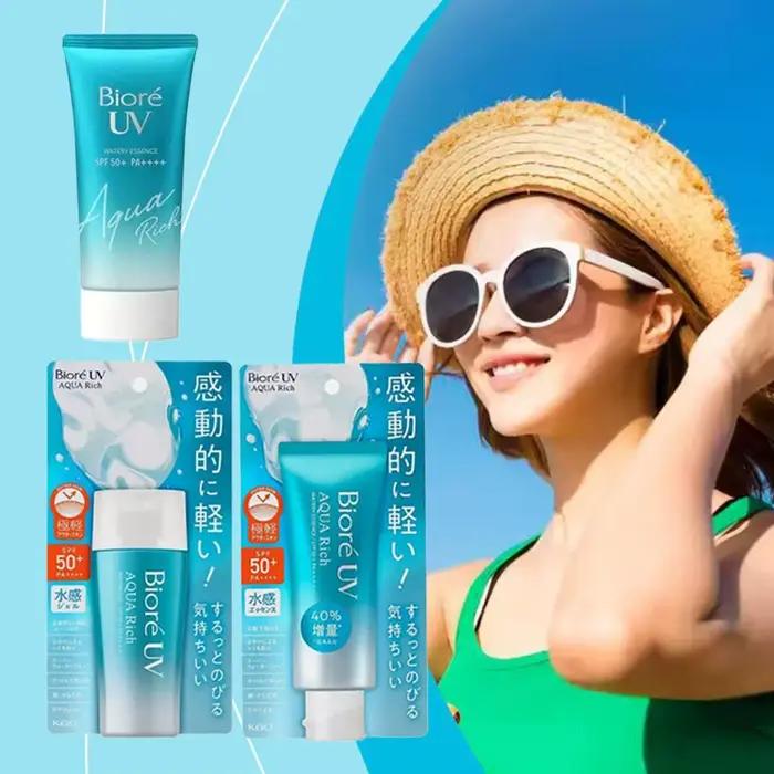 Crème Solaire SPF 50+ Protection Haut Rendement Hydratante Visage et Corps Occasions Ensoleillées Vacances Plage Randonnée Montagne Pique-Nique