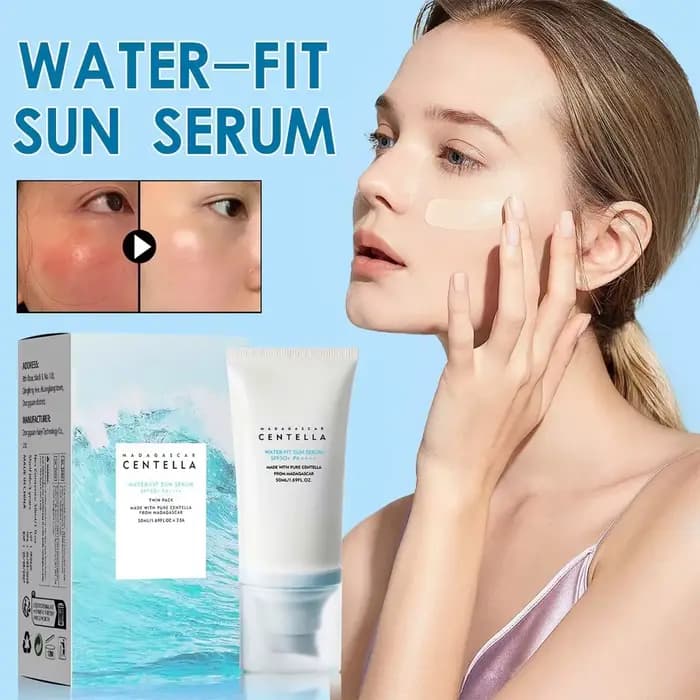 Crème solaire à la centella pour le visage