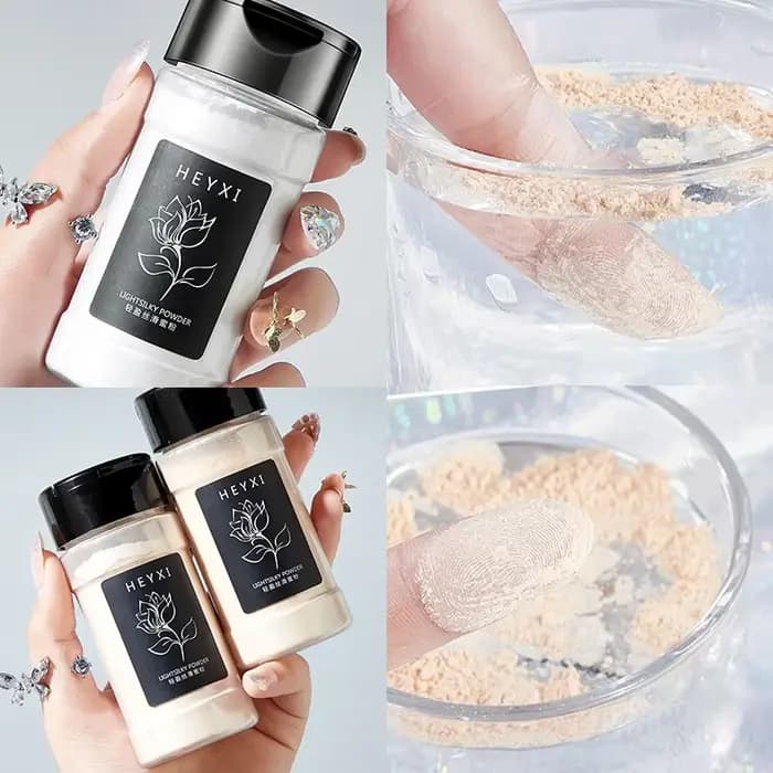 Poudre de maquillage lisse pour le visage