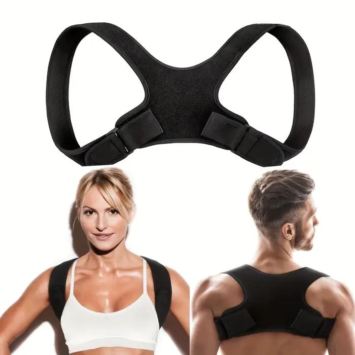 Ceinture de soutien dorsal réglable pour corriger la posture - Respirante, antidérapante, soutien ergonomique pour une meilleure posture, adaptée pour la position assise