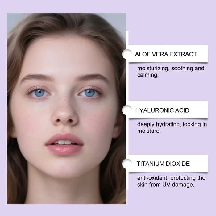 BB crème fond de teint couverture parfaite correcteur imperméable à l'eau acide hyaluronique