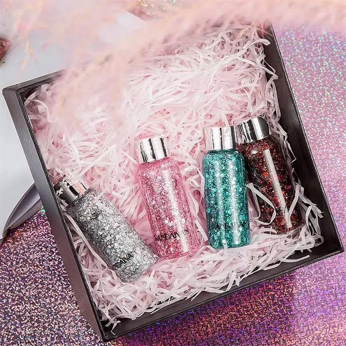 Gel à paillettes scintillantes pour yeux corps visage polyvalent résistant à l'eau pour toutes les occasions festive artistique et quotidienne