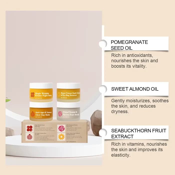Ensemble de soins de la peau jour et nuit