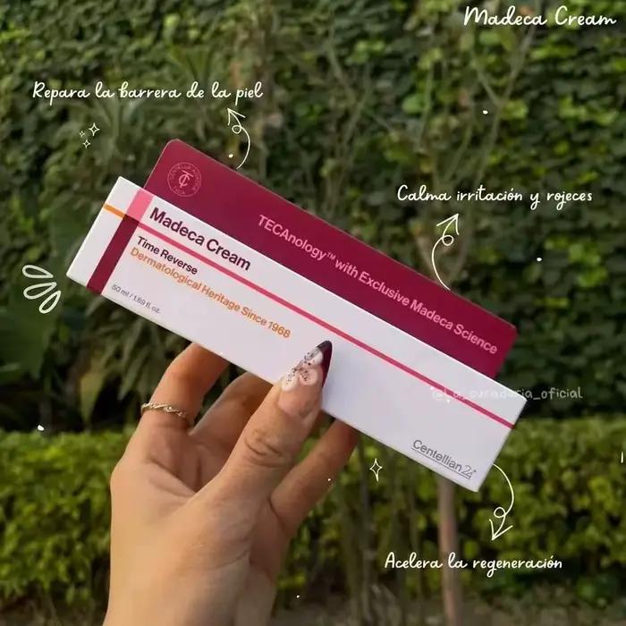 Crème coréenne Madeca PDRN anti-âge hydratante à la Centella Asiatica