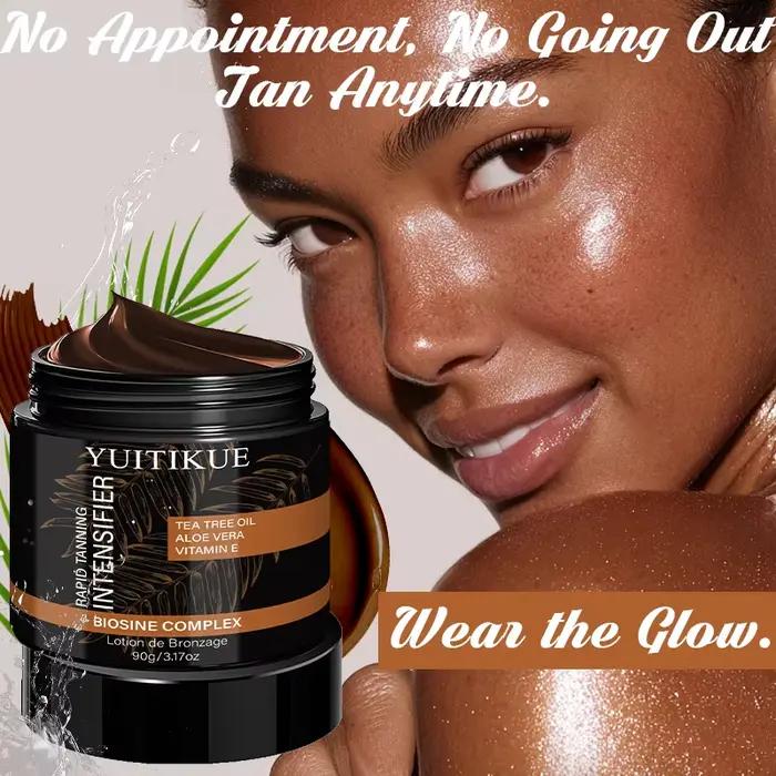 Crème Intensifiante de Bronzage Rapide YUITIKUE - Sans Soleil