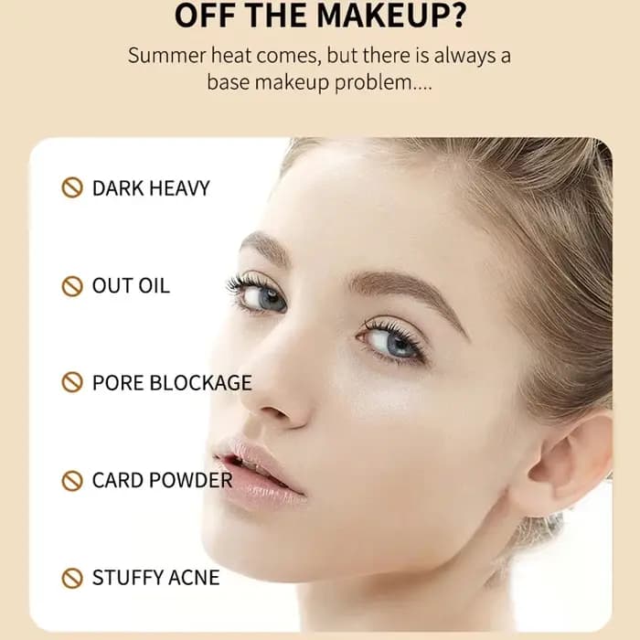 CC crème contrôle de l'huile même le teint de la peau nourrir éclaircir