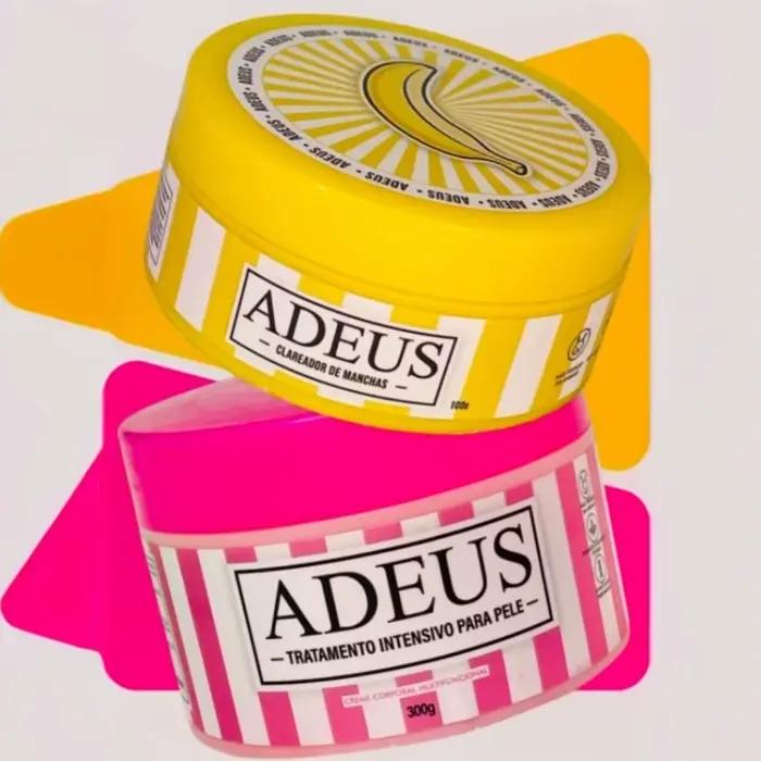 Crème Correctrice Anti-Taches Banana ADEUS Duo Soin Corporel Hydratant Nourrissant Raffermissant Améliore les Imperfections de la Peau Rides Marques