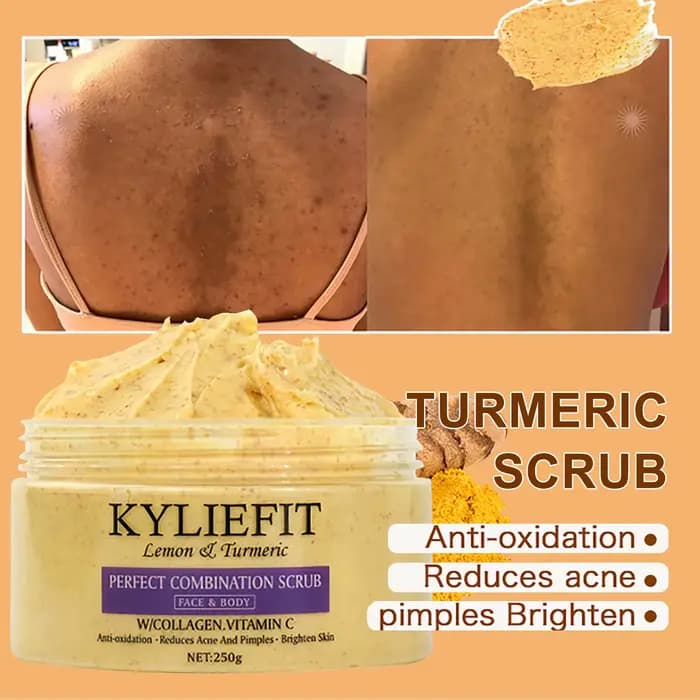 Kit de soins pour la peau au curcuma biologique