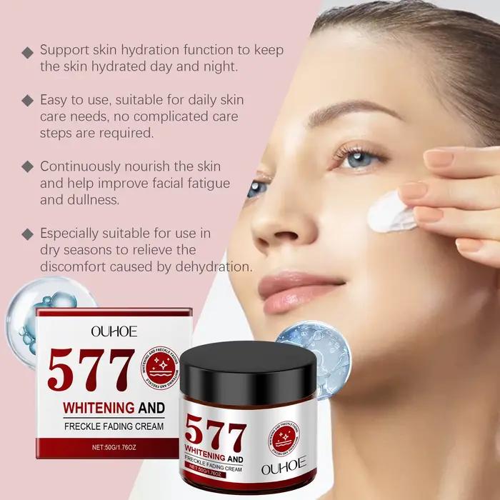 Crème de décoloration de tache de rousseur blanchissant la pigmentation de retrait de taches foncées réduisant