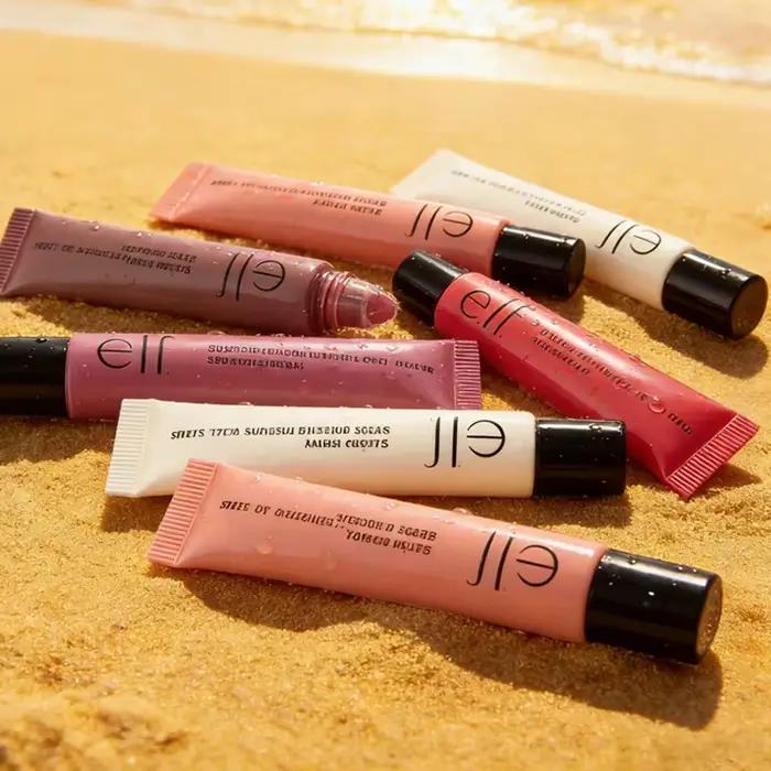 Gloss à lèvres Elf Makeup, léger, hydratant, nourrissant, réparateur, améliore les ridules des lèvres, hydrate en profondeur, crée un effet naturellement pulpeux