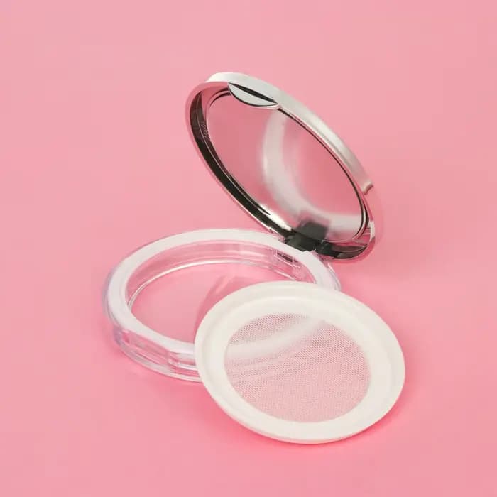 Boîte à poudre portable avec bouffée