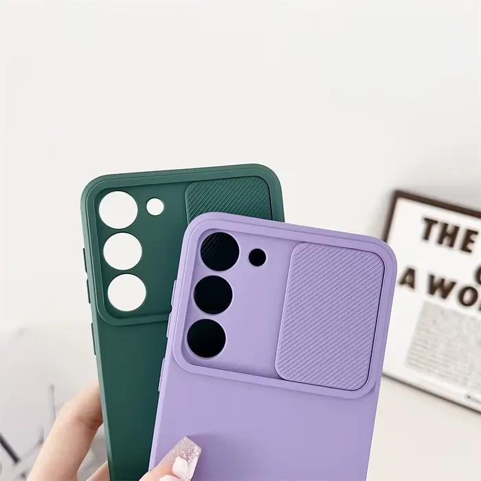 Étui de protection coulissant pour appareil photo Samsung S26 Edge S25 A16 A06 S24 S23 S22 S21 Ultra Plus FE A34 A24 A14 A54 A73 A53 A33