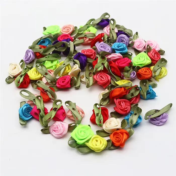 Accessoires pour cheveux faits à la main, avec petites feuilles, bouton de rose, épingle à cheveux bricolage, matériel de décoration, 20 à 40 pièces