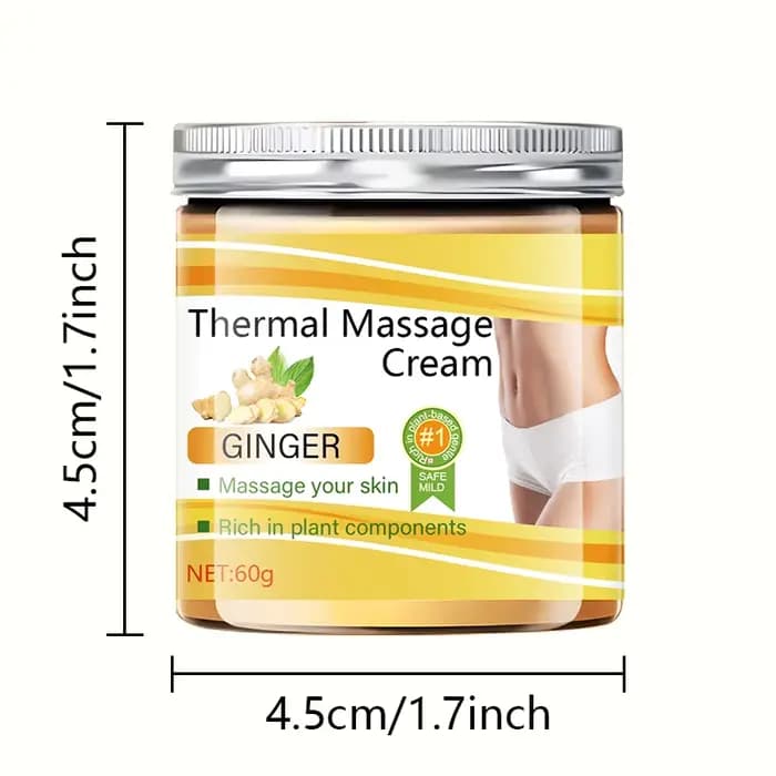Crème hydratante pour le corps au gingembre 60 g – Convient