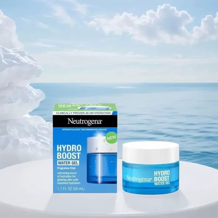 Neutrogena Hydro Boost crème 24 heures d'hydratation légère Non grasse tous les Types de peau Base de maquillage réparation nocturne