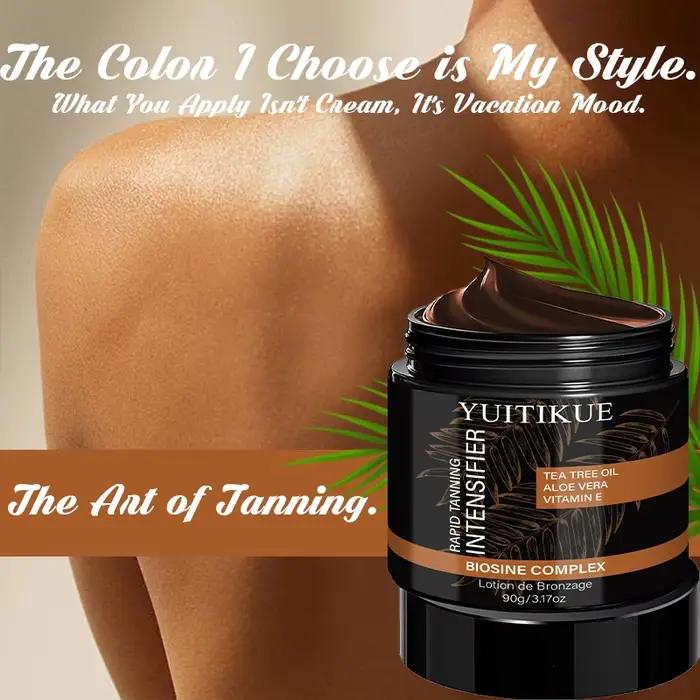 Crème Intensifiante de Bronzage Rapide YUITIKUE - Sans Soleil