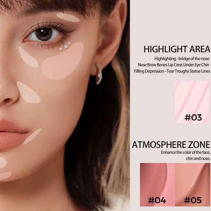 LITTLE ONDINE Multiuse LumiBlush 03 Sweet Cherry Pink