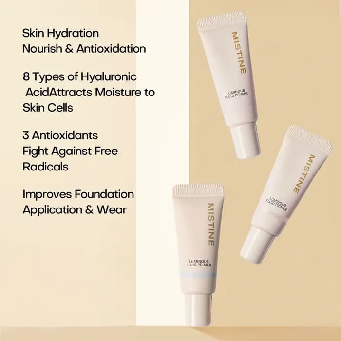Mistine Mini fond de teint hydratant apprêt de maquillage pour le visage pour tous les Types de peau perfectionnant et