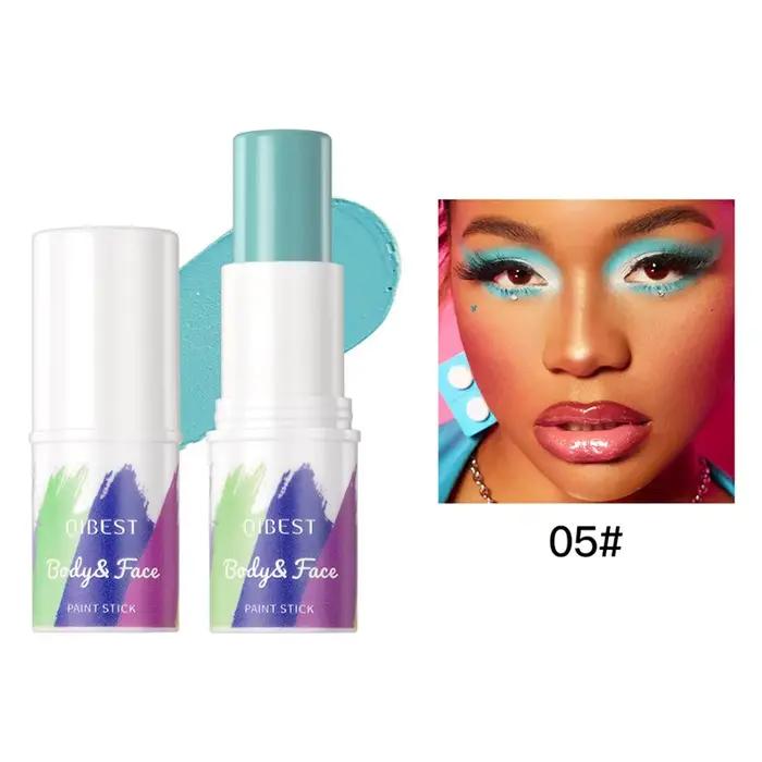 Bâton de peinture pour le corps et le visage, Modification tridimensionnelle naturelle, Contour éclaircissant, ton de peau, stylo de peinture lavable pour le visage, Art de fête