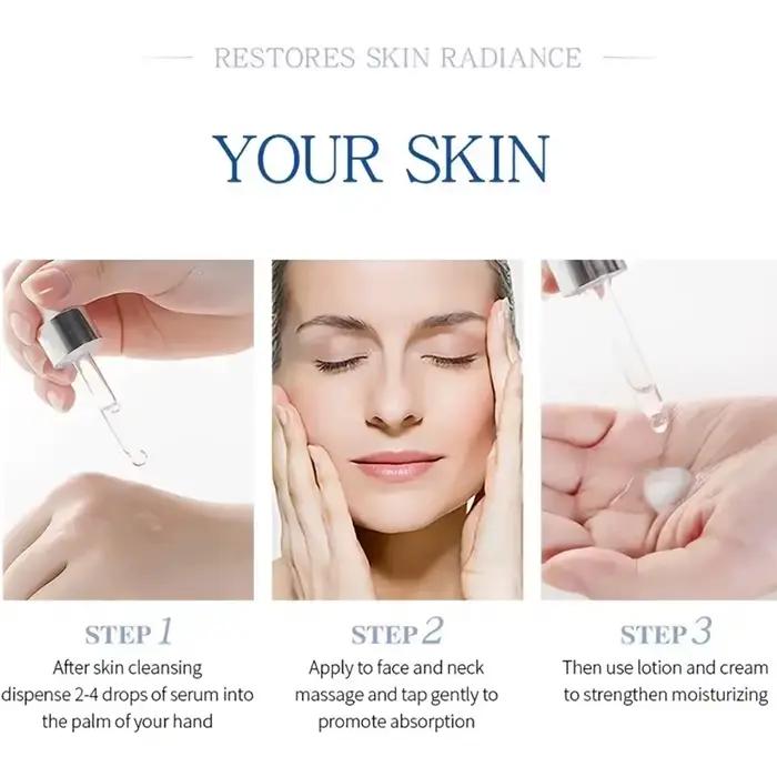 Sérum facial à l'acide hyaluronique