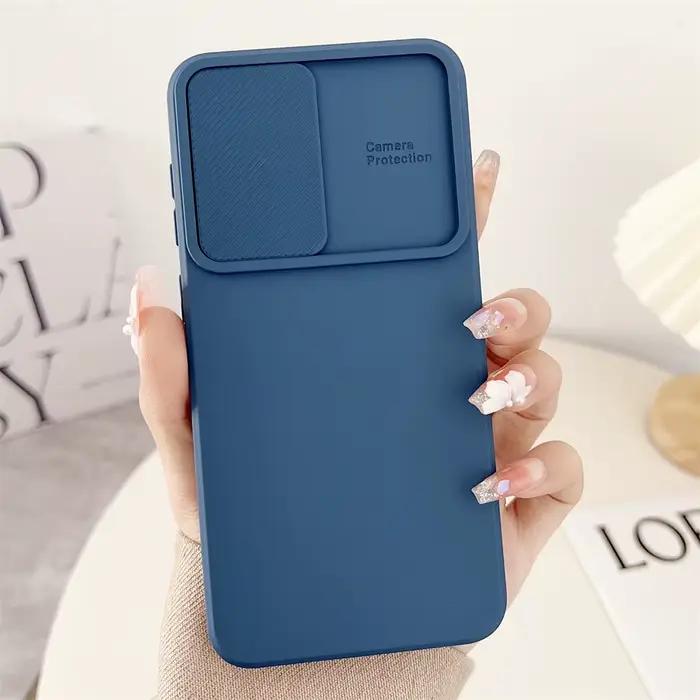 Étui de protection coulissant pour appareil photo Samsung S26 Edge S25 A16 A06 S24 S23 S22 S21 Ultra Plus FE A34 A24 A14 A54 A73 A53 A33