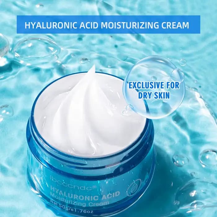 Gel d'eau hydratant à l'acide hyaluronique/crème hydratante pour le visage