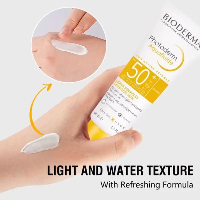 Lotion solaire rafraîchissante et correctrice