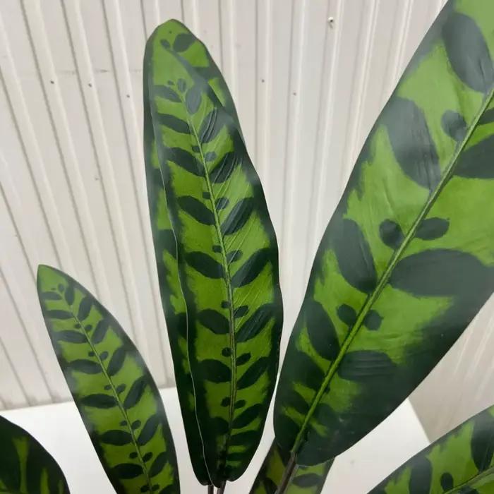 Grandes Feuilles d'Annie avec Racines, Plantes Artificielles Vertes, Paysage de Maison, Décor de Jardin, Simulation, Décor de Table de ixde Mariage