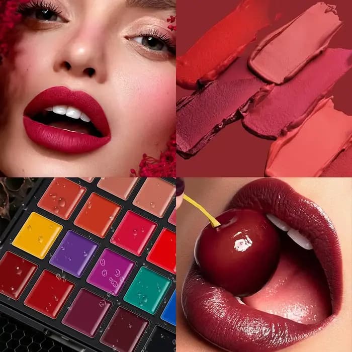 Palette de rouge à lèvres hydratant