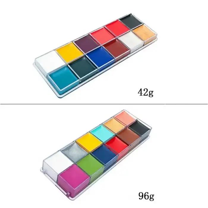 Corps non toxique visage Art Peinture parti maquillage Glitter tatouage Festival peinture Pigment Halloween scène maquillage cosmétique visage peinture