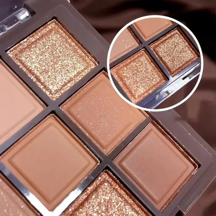 Palette de fards à paupières Mocha Chocolate 9 couleurs