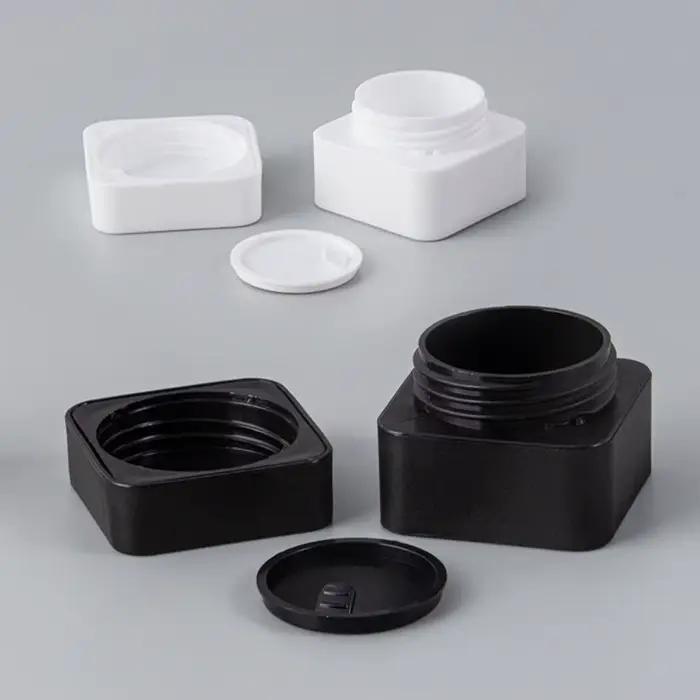 Pot de voyage en plastique pour maquillage