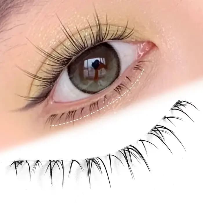 5 paires de cils inférieurs sous