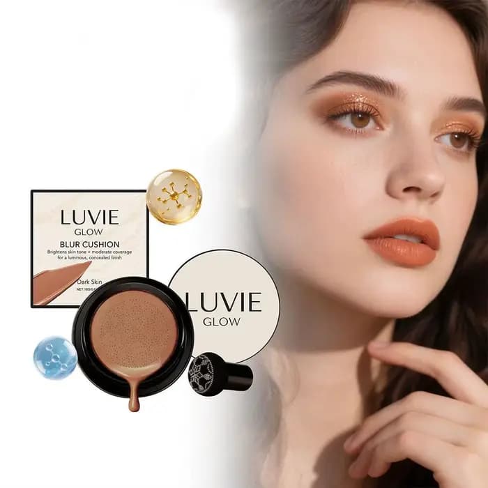 LUVIE GLOW hydratant champignon coussin d'air BB crème fond de teint éclaircissant imperméable avec correcteur Base de maquillage quotidien coréen