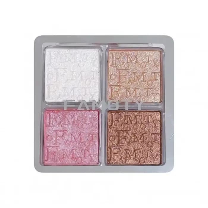 Palette de surligneurs pour le visage