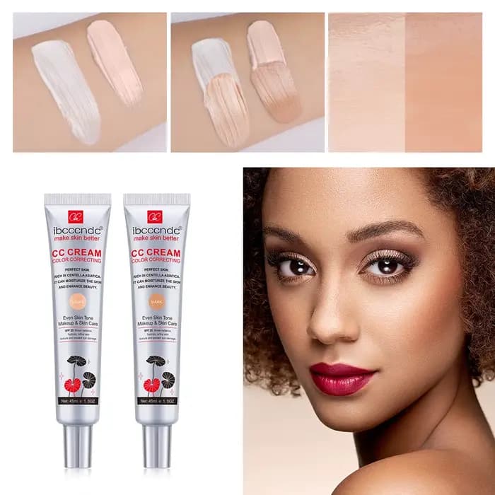 CC crème correctrice de couleur pour le visage