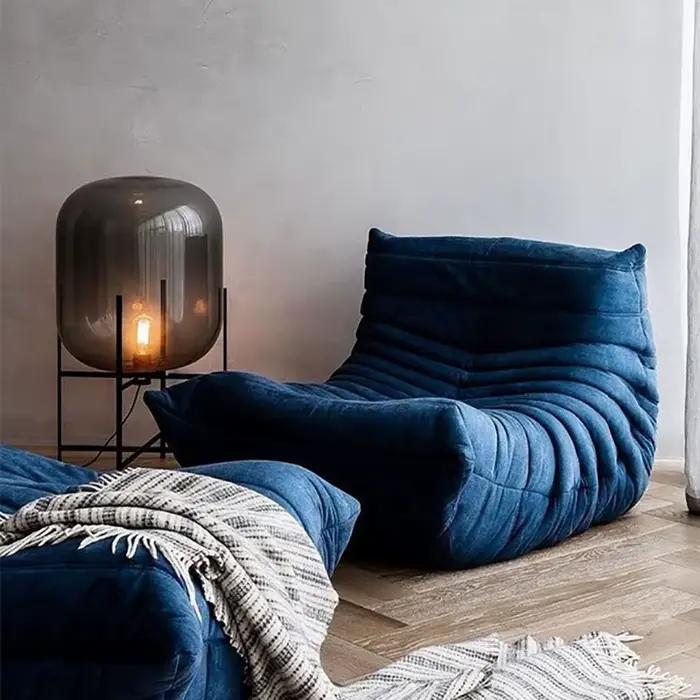 Fauteuil de sol paresseux pour salon, siège individuel en mousse sans accoudoirs, fauteuil de foyer, pouf, chaise d'appoint douce pour chambre à coucher