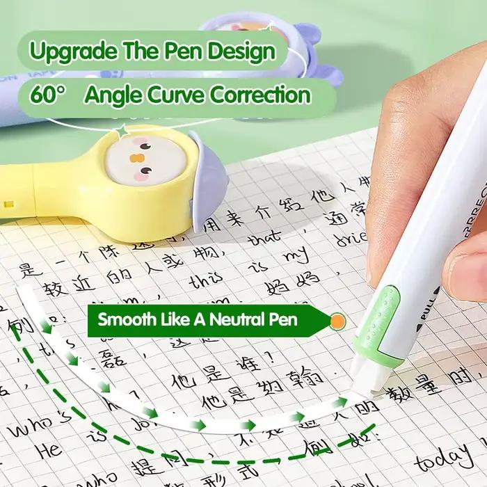 Sangle de Correction de stylo à noyau amovible, 1 pièce, sangle de Correction créative Portable pour étudiant
