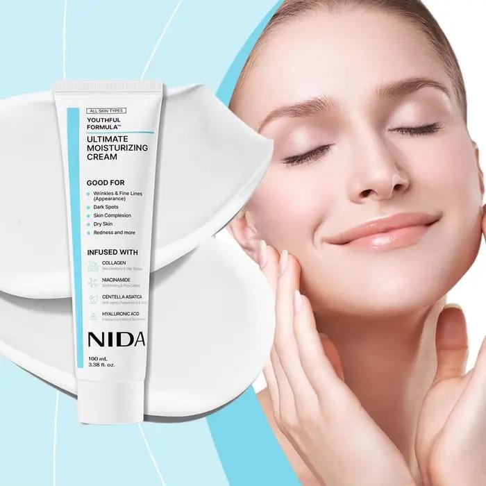 [NIDA] extraits de crème hydratante ultime Centella Asiatica hyaluronique soin quotidien pour la peau du visage