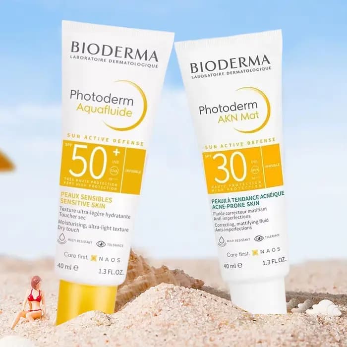 Lotion solaire rafraîchissante et correctrice