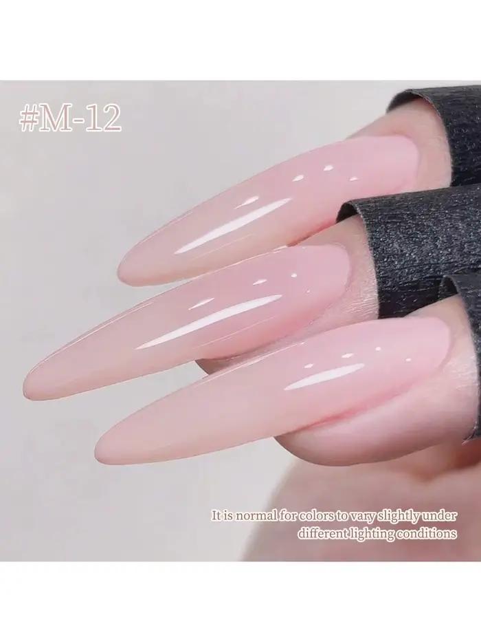 Vernis à ongles rose nu transparent