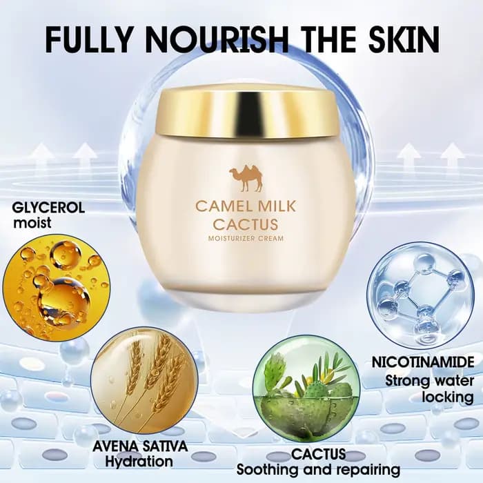 Crème Miracle hydratante au lait de chameau