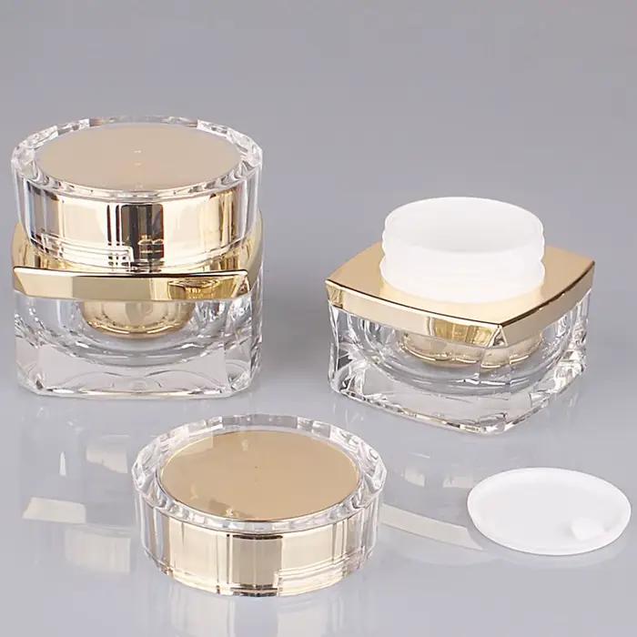 Pot de Maquillage Africain Transparent Épais