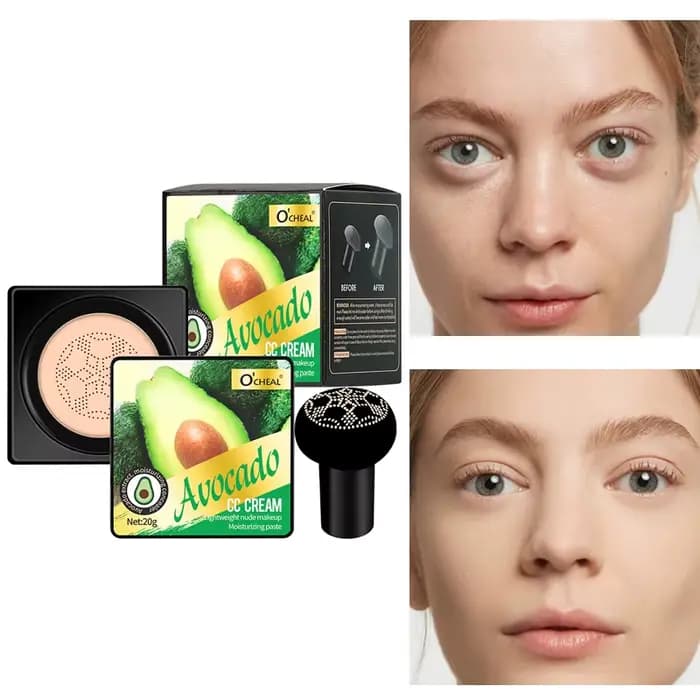 Avocat CC Cream - Crème CC légère et durable à couverture complète avec une brillance naturelle